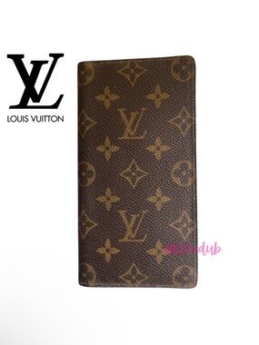 Louis Vuitton Monogram Porte
Cartes Brazza Credit Yen Bifold Long Wallet Unisex